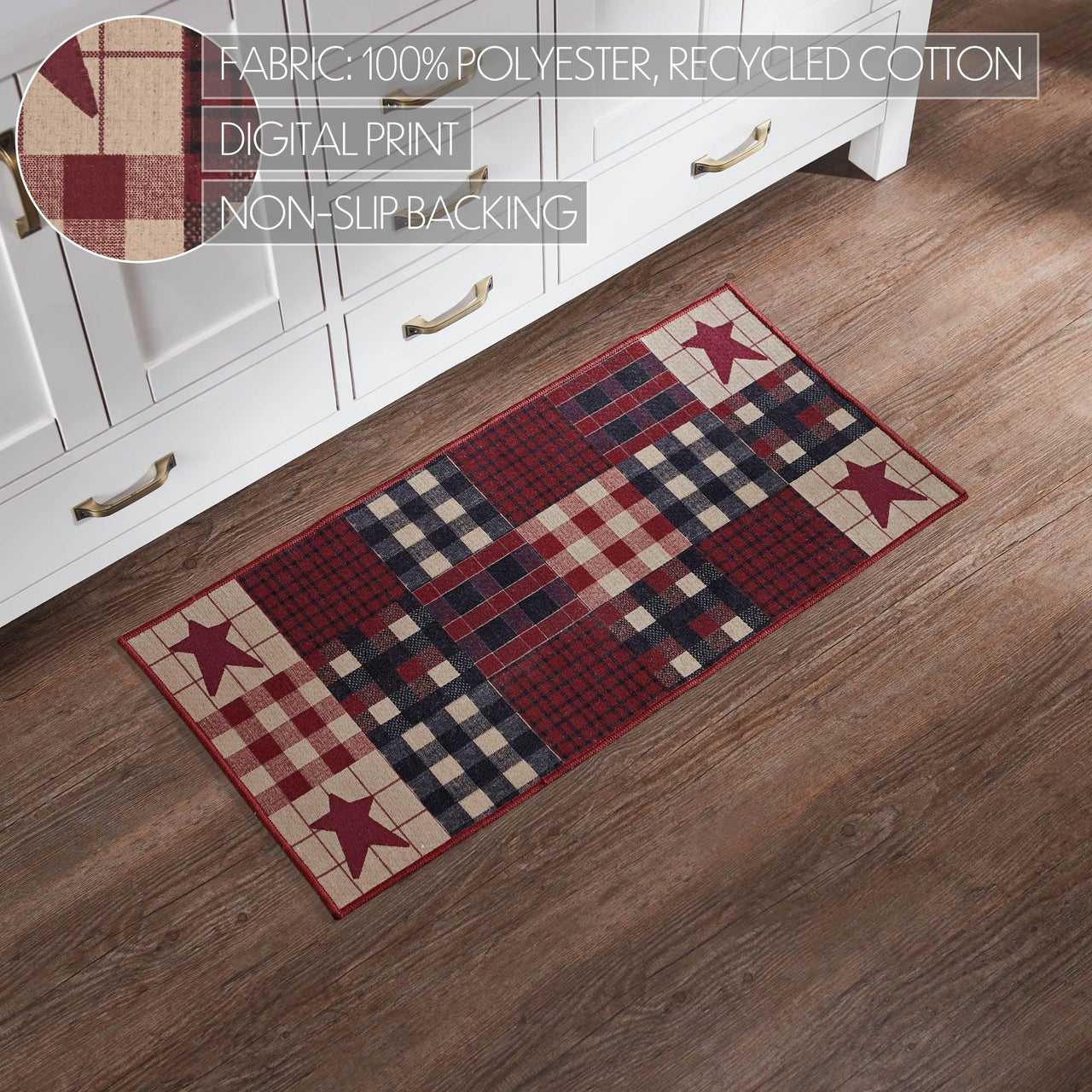 Connell Polyester Rug Rect 17x36 - The Fox Decor