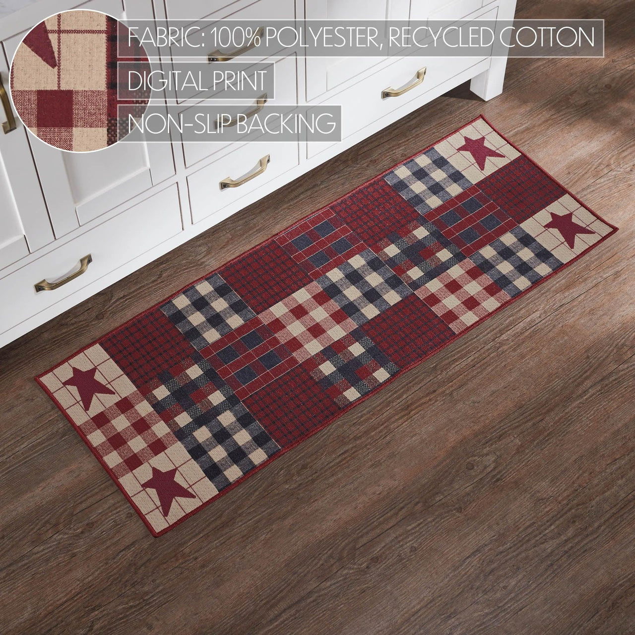 Connell Polyester Rug Rect 17x48 - The Fox Decor