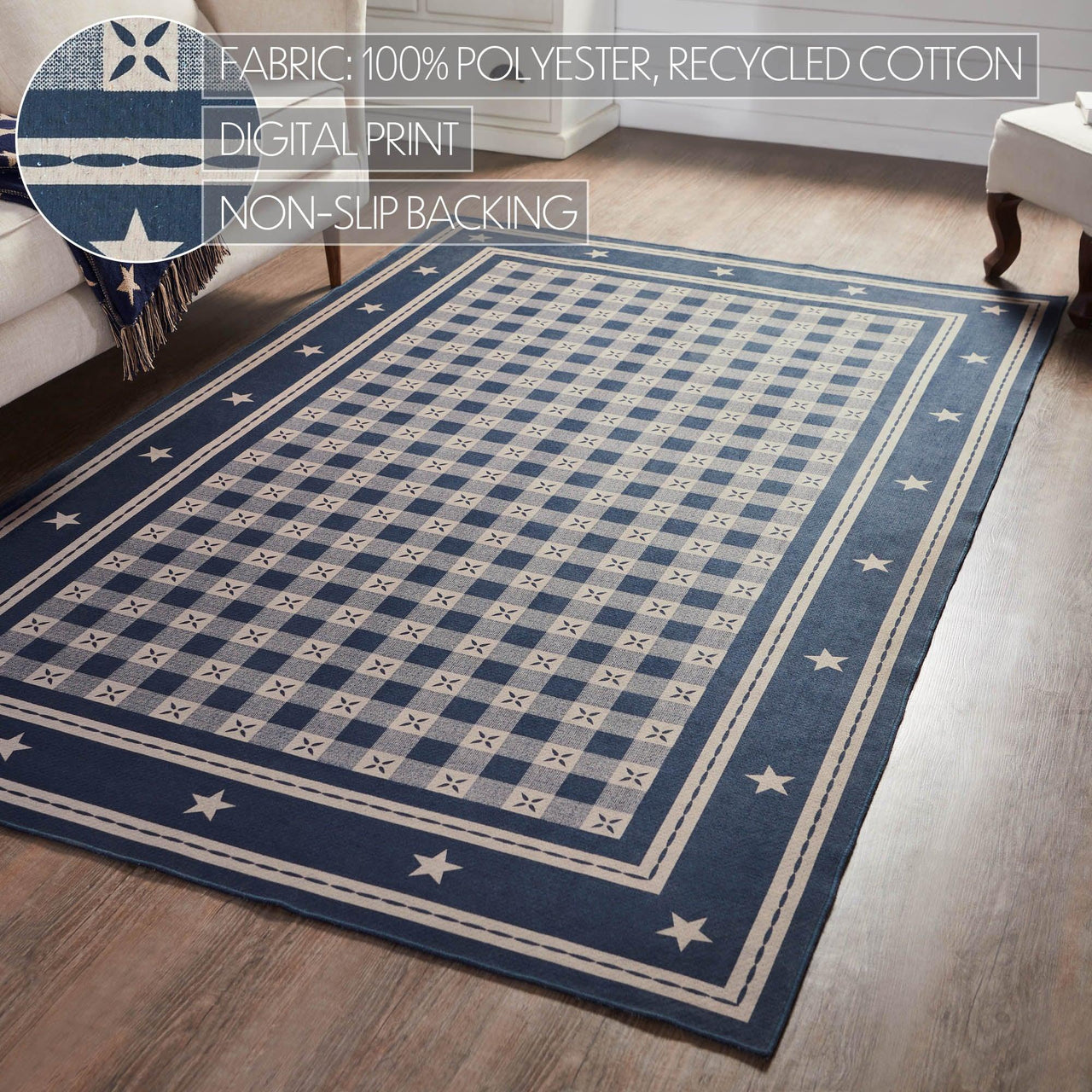 My Country Polyester Rug Rect 60x96 - The Fox Decor