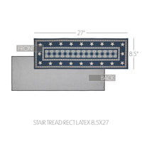 Thumbnail for My Country Polyester Stair Tread Rect Latex 8.5x27 - The Fox Decor