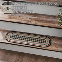 Pip Vinestar Polyester Stair Tread Oval Latex 8.5x27 - The Fox Decor