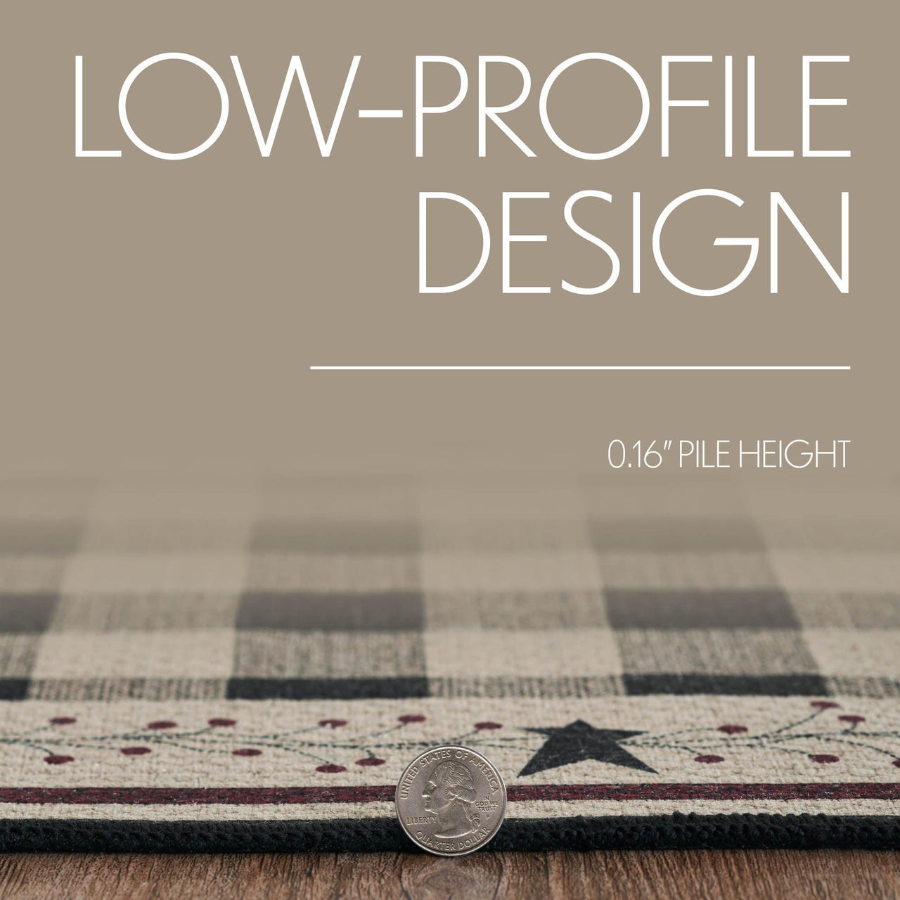 Pip Vinestar Polyester Stair Tread Oval Latex 8.5x27 - The Fox Decor