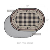 Pip Vinestar Polyester Rug Oval 20x30 - The Fox Decor