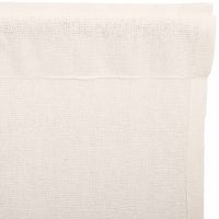 Thumbnail for Burlap Antique White Short Panel Curtain Set of 2 63