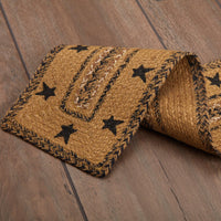 Thumbnail for Kettle Grove Jute Stair Tread Stencil Stars Border Rect Latex 8.5x27 VHC Brands - The Fox Decor