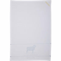 Thumbnail for Sawyer Mill Blue Lamb Muslin Bleached White Tea Towel 19x28 VHC Brands