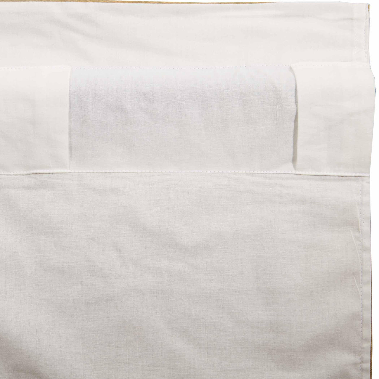 Simple Life Flax Khaki Prairie Swag Curtain Set of 2 36x36x18 VHC Brands - The Fox Decor