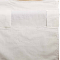Thumbnail for Simple Life Flax Khaki Prairie Swag Curtain Set of 2 36x36x18 VHC Brands