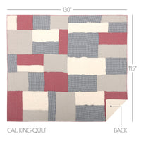 Thumbnail for Hatteras Patch California King Quilt 130Wx115L VHC Brands