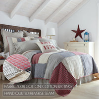 Thumbnail for Hatteras Patch California King Quilt 130Wx115L VHC Brands - The Fox Decor