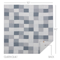 Thumbnail for Sawyer Mill Blue Queen Quilt 90Wx90L VHC Brands