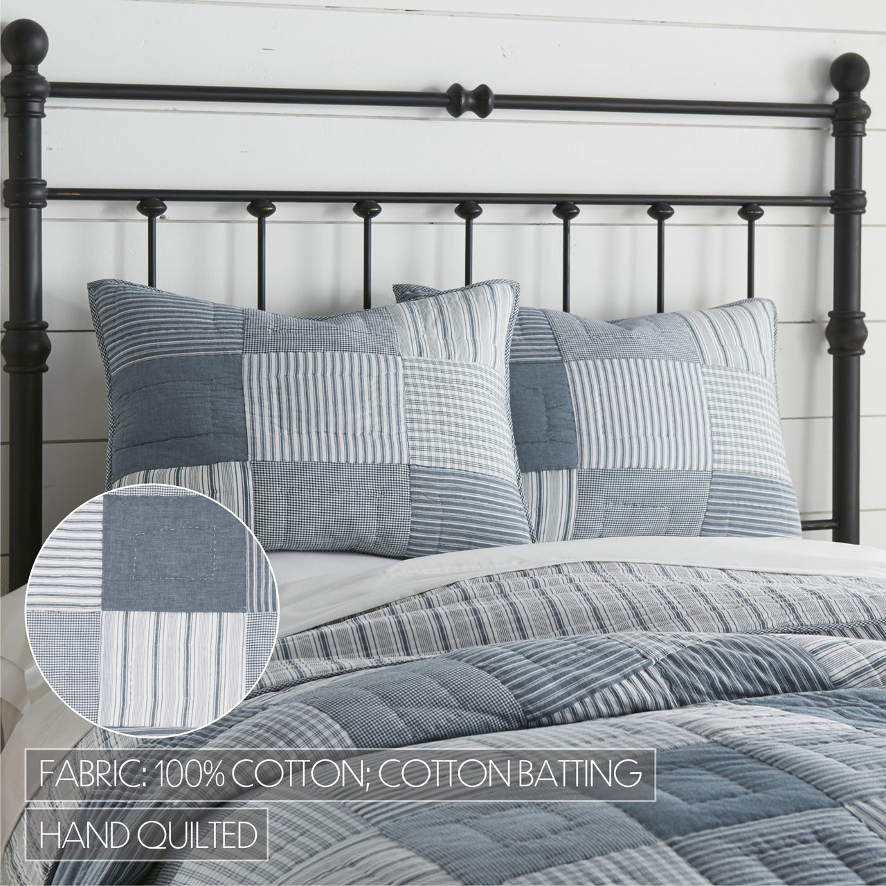 Sawyer Mill Blue Standard Sham 21x27 VHC Brands