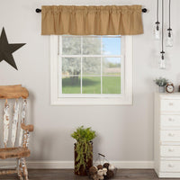 Thumbnail for Simple Life Flax Khaki Valance Curtain 16x72 VHC Brands