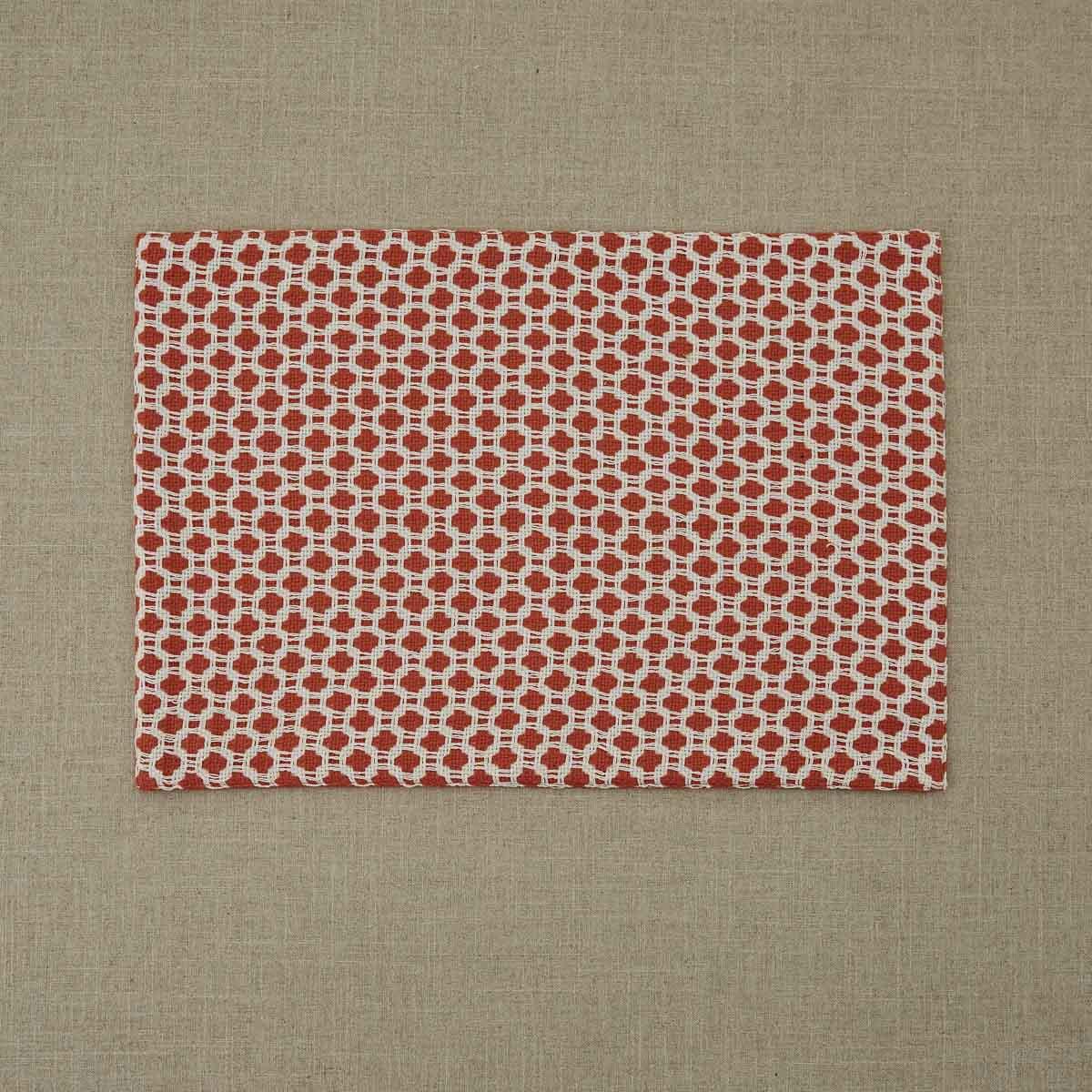 Open Weave Placemat Coral Set of 12  Park Designs