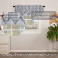 Thumbnail for Sawyer Mill Blue Valance Layered Curtain 20x72 VHC Brands