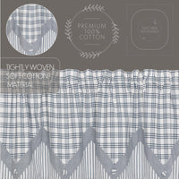 Thumbnail for Sawyer Mill Blue Valance Layered Curtain 20x72 VHC Brands - The Fox Decor