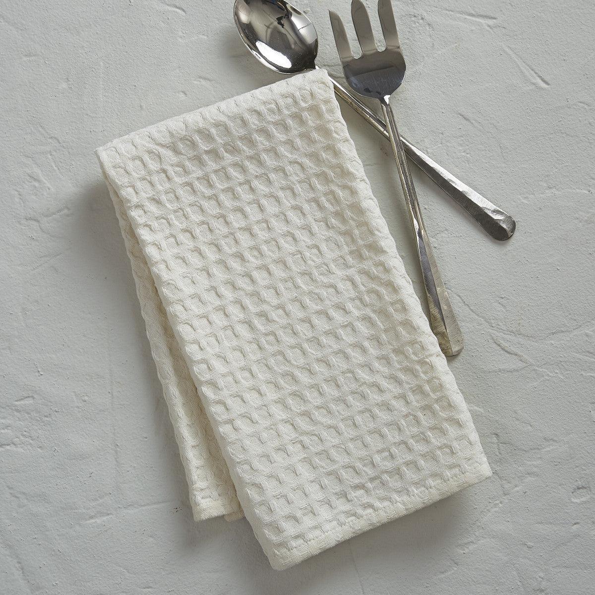 Waffle Weave Towel Natural Set of 2 Park Designs - The Fox Decor