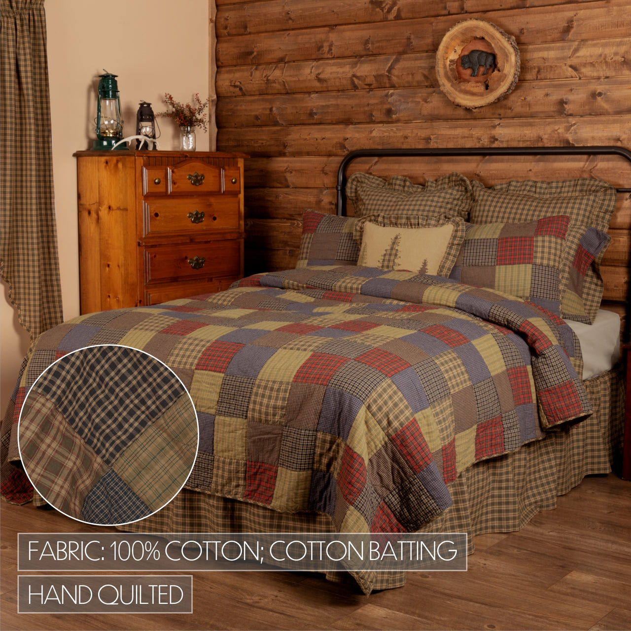 Cedar Ridge Queen Quilt 90Wx90L VHC Brands