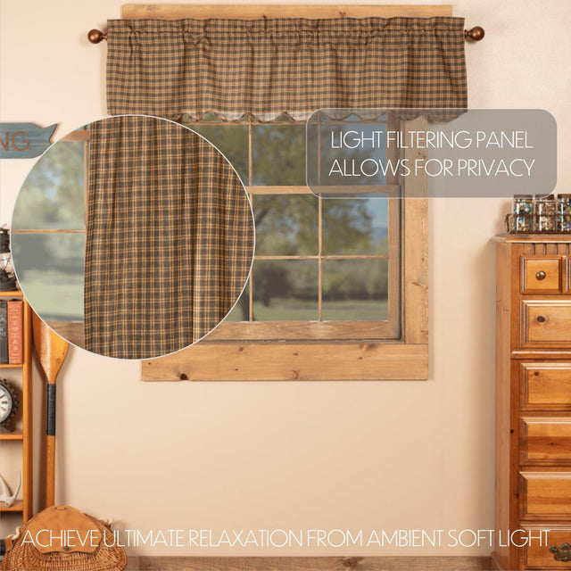 Cedar Ridge Valance Curtain Scalloped 16x60 VHC Brands - The Fox Decor