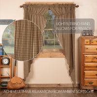 Thumbnail for Cedar Ridge Prairie Long Panel Curtain Scalloped Set of 2 84x36x18 VHC Brands