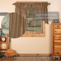 Thumbnail for Cedar Ridge Prairie Swag Curtain Scalloped Set of 2 36x36x18 VHC Brands - The Fox Decor