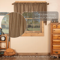 Thumbnail for Cedar Ridge Swag Scalloped Curtain Set of 2 36x36x16 VHC Brands - The Fox Decor