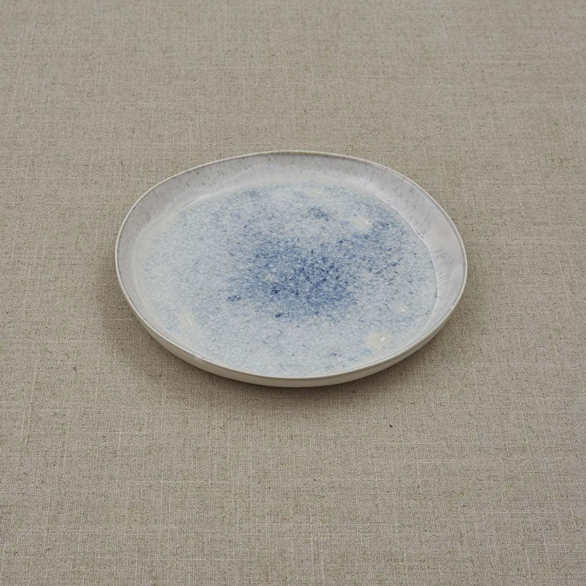 Blue Speckled Plate Set of 8 Park Designs - The Fox Decor