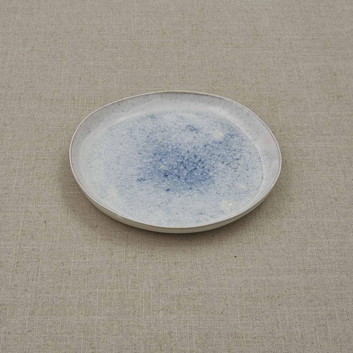 Blue Speckled Plate Set of 8 Park Designs - The Fox Decor