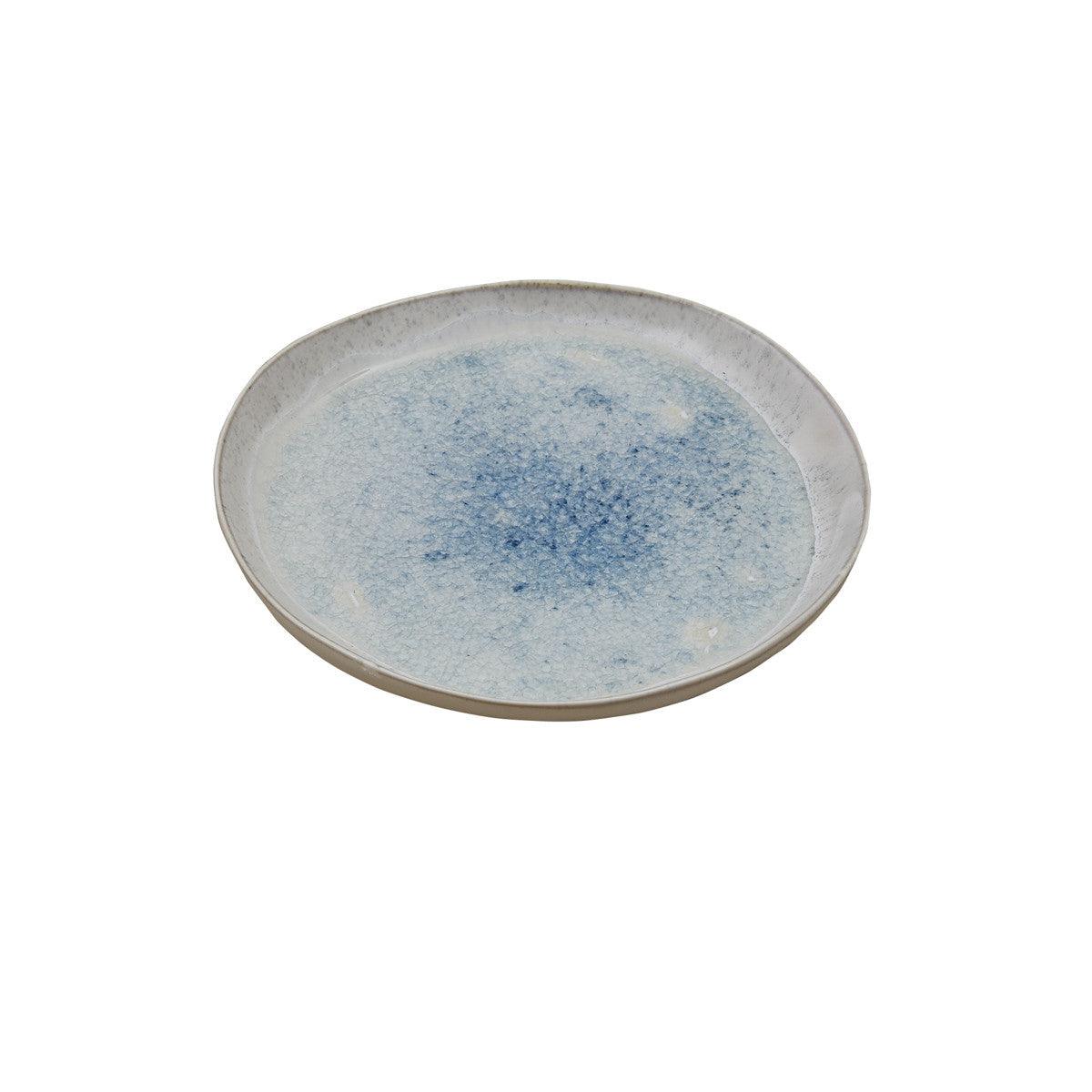 Blue Speckled Plate Set of 8 Park Designs - The Fox Decor