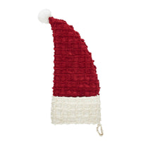 Chenille Christmas Santa Hat Stocking 9.5x20 VHC Brands - The Fox Decor