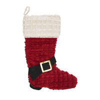 Thumbnail for Chenille Christmas Boot Stocking 12x20 VHC Brands