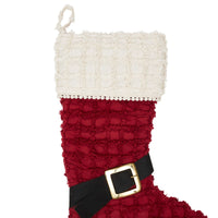 Thumbnail for Chenille Christmas Boot Stocking 12x20 VHC Brands