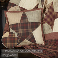 Thumbnail for Abilene Star Quilted Pillow 12x12 - The Fox Decor
