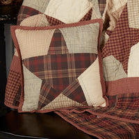 Thumbnail for Abilene Star Quilted Pillow 12x12 - The Fox Decor