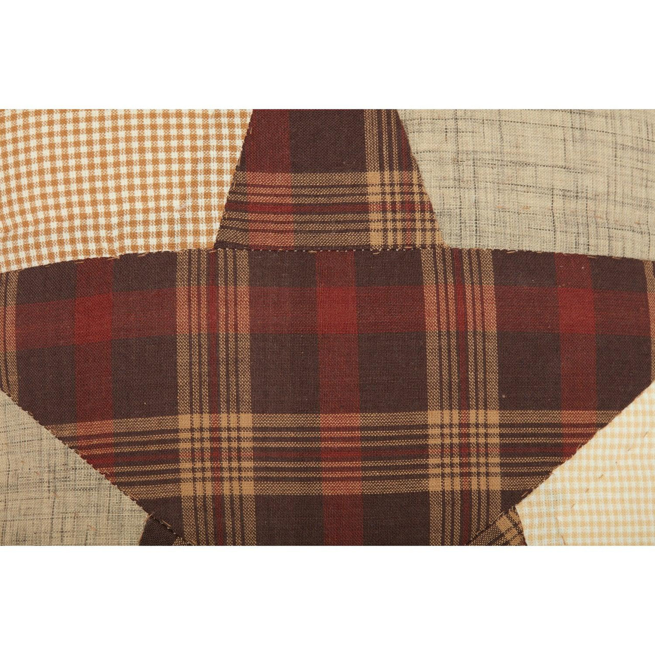 Abilene Star Quilted Pillow 12x12 - The Fox Decor