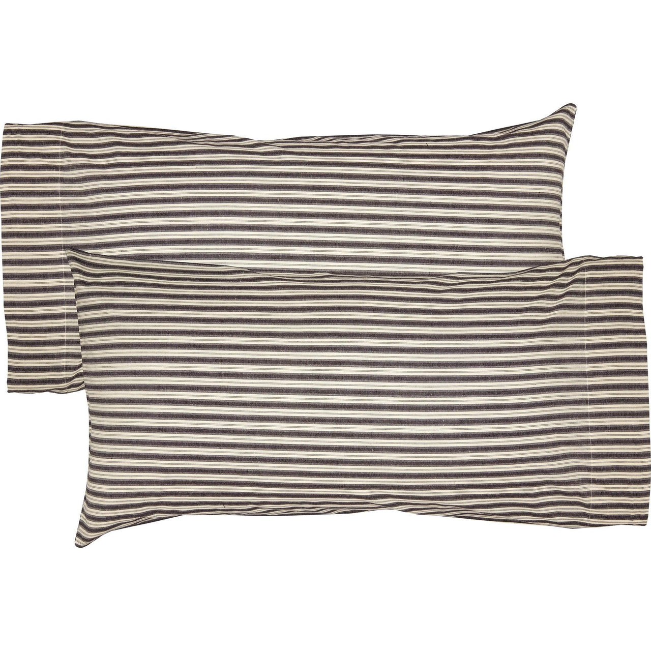 Ashmont Ticking Stripe King Pillow Case Set of 2 21x40 VHC Brands - The Fox Decor