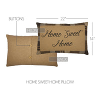 Thumbnail for Farmhouse Star Home Sweet Home Pillow 14x22 - The Fox Decor