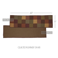 Heritage Farms Quilted Runner 13x48 VHC Brands