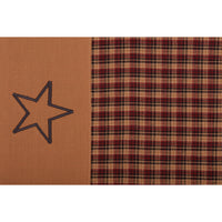 Patriotic Patch King Pillow Case Set of 2 21x40 VHC Brands