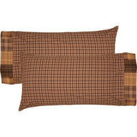 Thumbnail for Prescott King Pillow Case Block Border Set of 2 21x40 VHC Brands - The Fox Decor