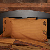 Thumbnail for Stratton Standard Pillow Case w/Applique Star Set of 2 21x30 VHC Brands