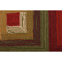 Thumbnail for Tea Cabin Log Cabin Hooked Pillow 18