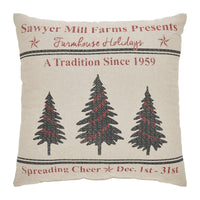 Thumbnail for Sawyer Mill Holiday Tree Pillow 18x18 - The Fox Decor