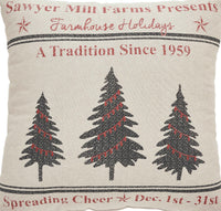 Thumbnail for Sawyer Mill Holiday Tree Pillow 18x18 - The Fox Decor