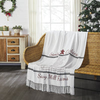 Thumbnail for Sawyer Mill Santa Cookies Woven Throw 60