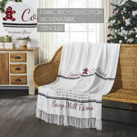 Thumbnail for Sawyer Mill Santa Cookies Woven Throw 60