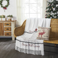 Thumbnail for Sawyer Mill Santa Cookies Woven Throw 60