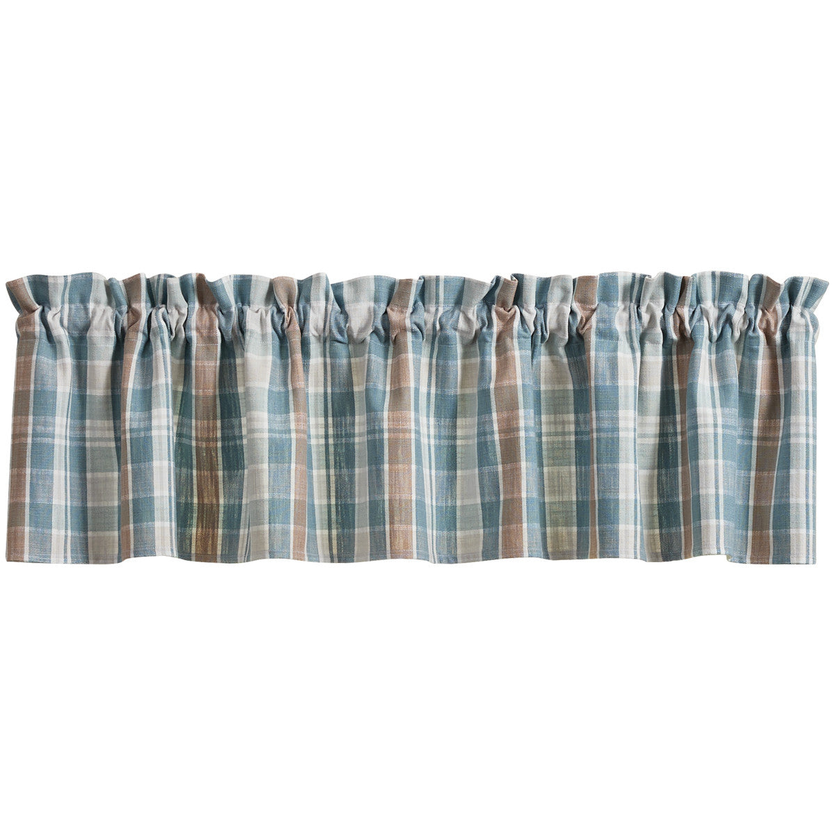 Jordan Plaid Valance 14" L  Set of 2  Park Designs