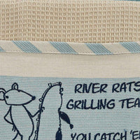 River Runner Stripe River Rats Pocket Potholder Set of 3 Park Designs - The Fox Decor