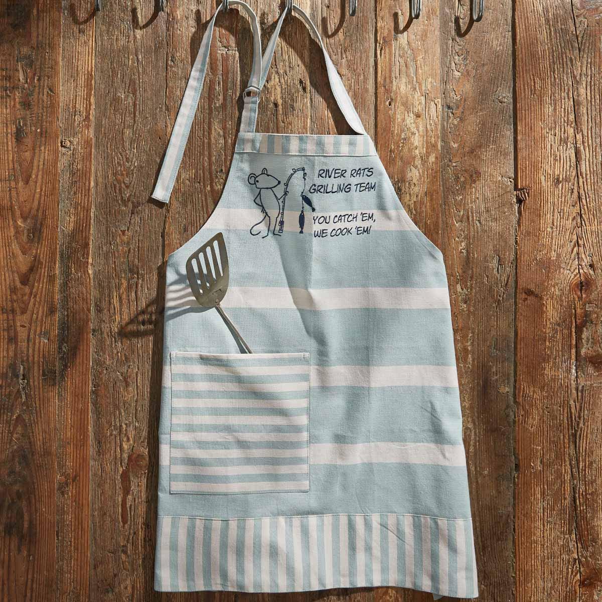 River Runner Stripe River Rats Apron Set of 2 Park Designs - The Fox Decor